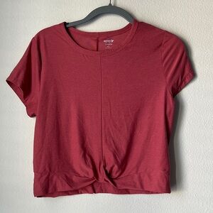 Old Navy Active Wear Women's Dark Pink Short Sleeve Top
